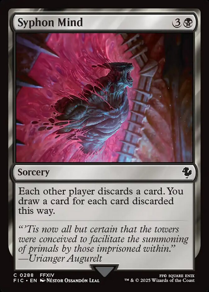 Syphon Mind, Final fantasy commander Card Art