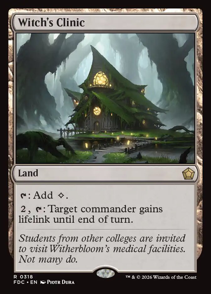 Witch's Clinic, Foundations Commander Card Art