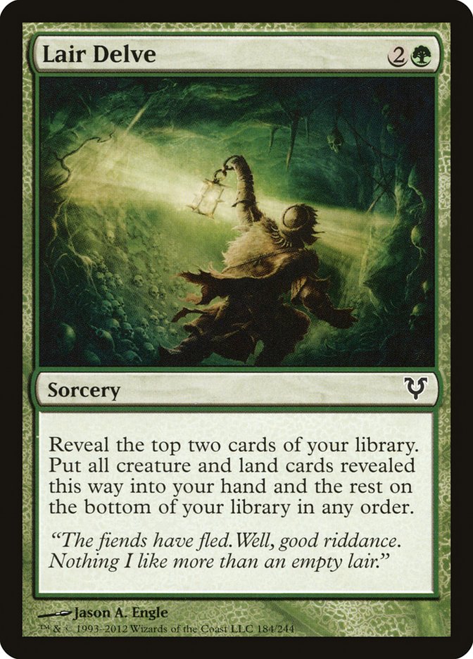 Lair Delve, Avacyn restored Card Art