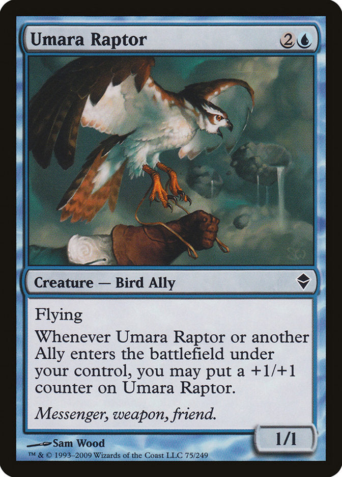 Umara Raptor, Zendikar Card Art