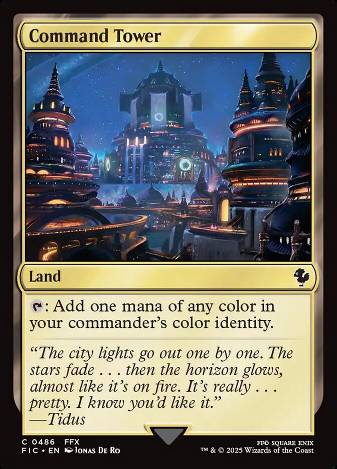 Command Tower, Final fantasy commander Card Art