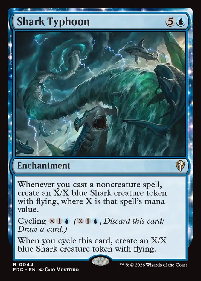 Shark Typhoon, Reality Fracture Commander Card Art