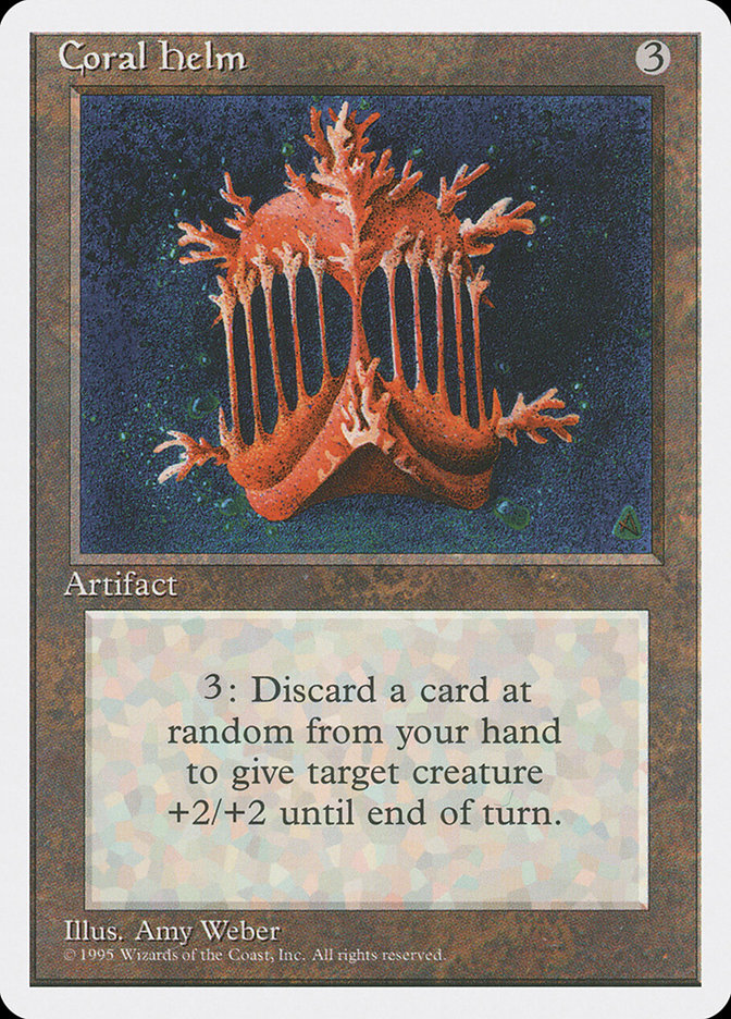Coral Helm, Fourth edition Card Art