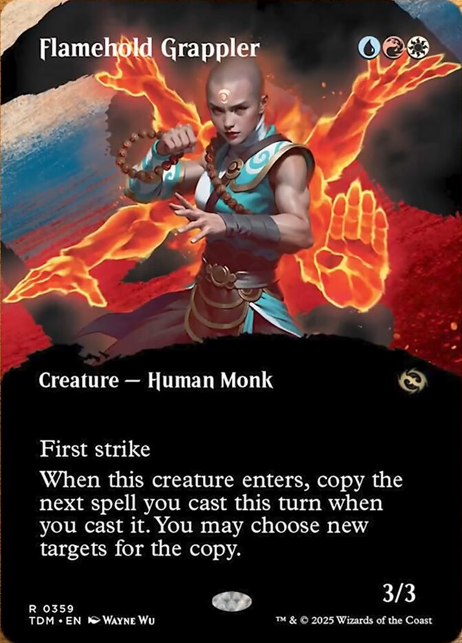 Flamehold Grappler, Tarkir: dragonstorm Card Art
