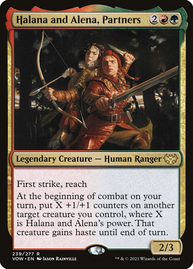 Halana and Alena, Partners, Innistrad: crimson vow Card Art