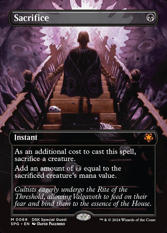 Sacrifice, Special guests Card Art