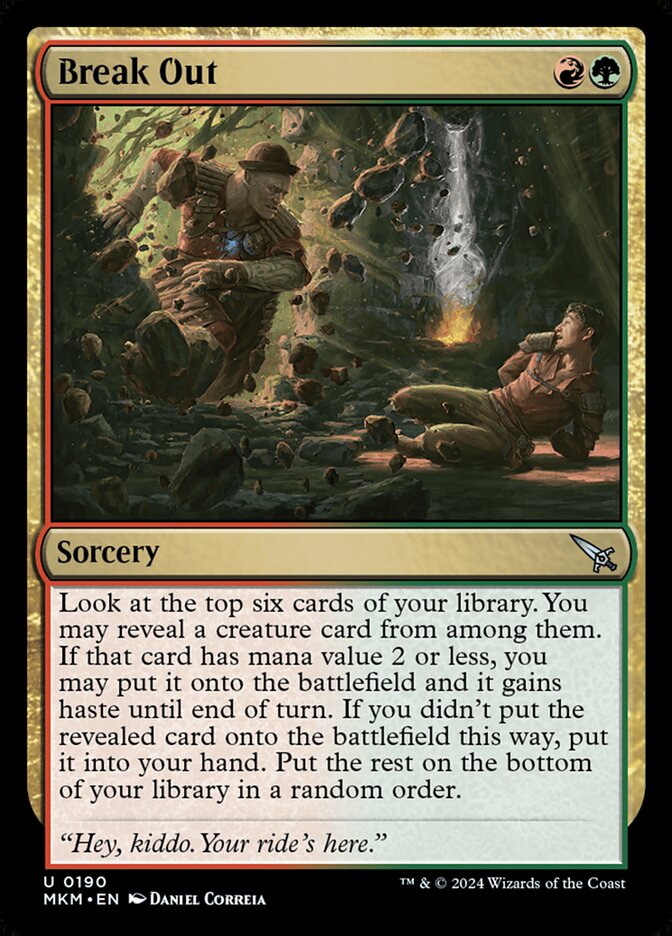 Break Out, Murders At Karlov Manor Card Art