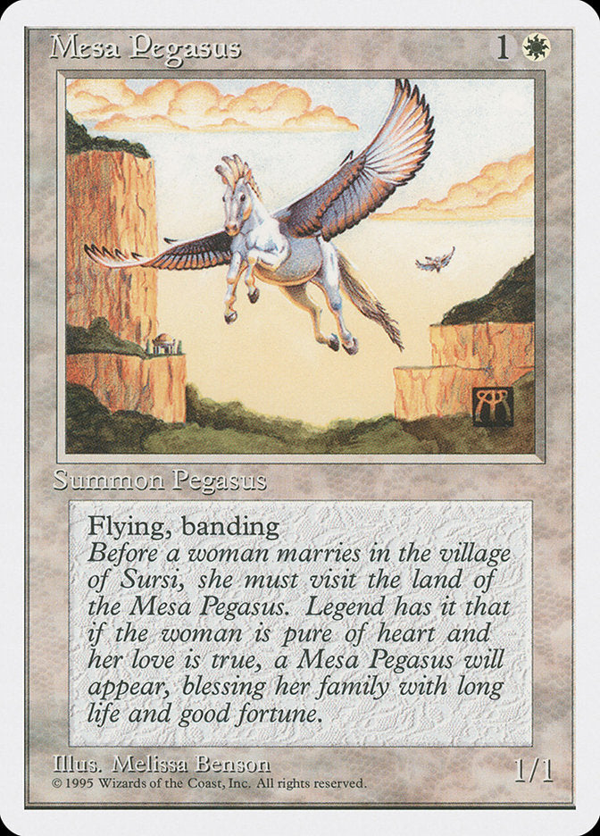 Mesa Pegasus, Fourth edition Card Art