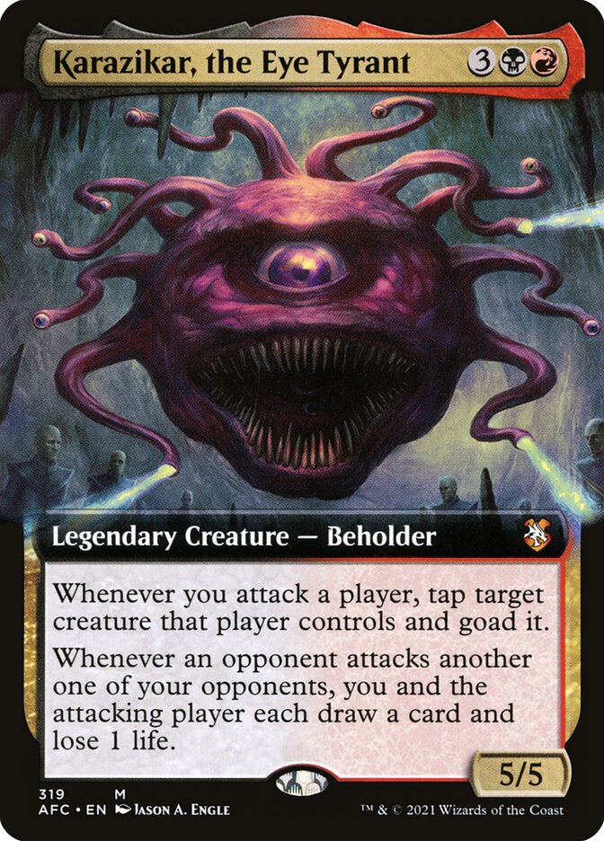 Karazikar, the Eye Tyrant, Forgotten Realms Commander Card Art