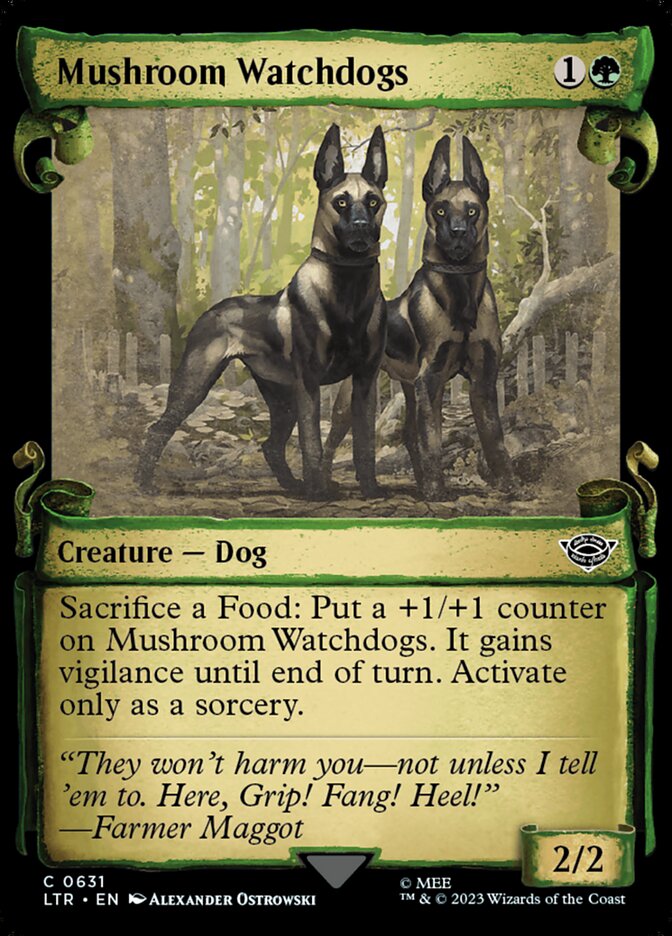 Mushroom Watchdogs, The lord of the rings: tales of middle-earth Card Art
