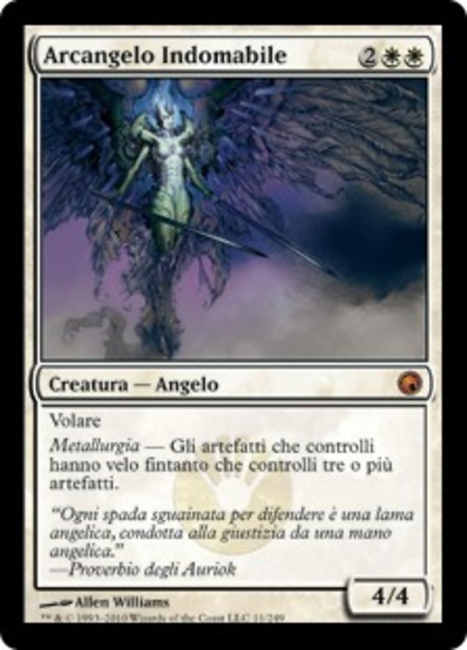 Indomitable Archangel, Scars Of Mirrodin Card Art
