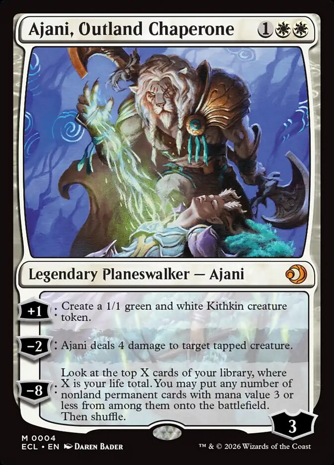 Ajani, Outland Chaperone, Lorwyn Eclipsed Card Art