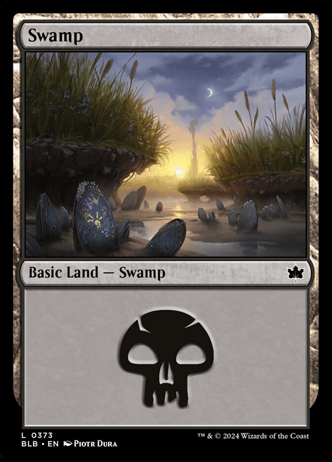 Swamp, Bloomburrow Card Art
