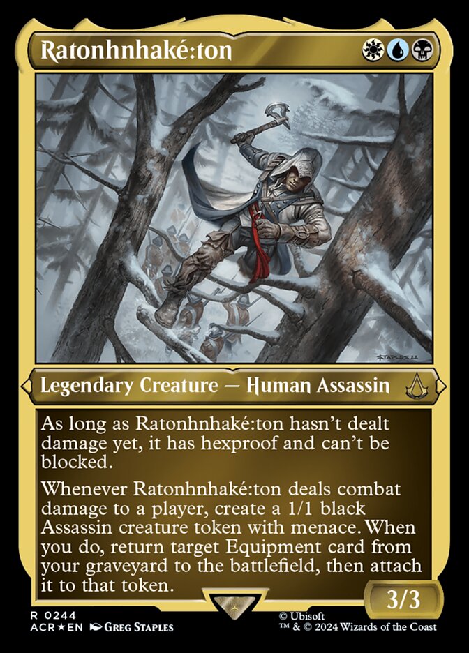 Ratonhnhaké꞉ton, Assassin's creed Card Art