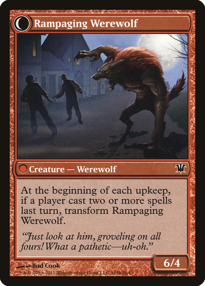 Tormented Pariah // Rampaging Werewolf - Foil