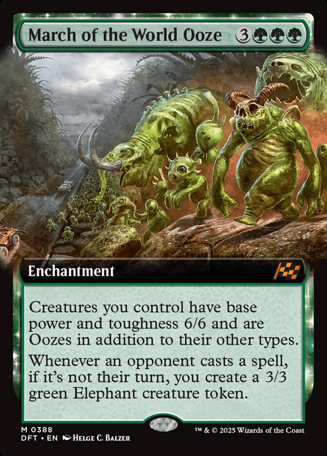 March of the World Ooze, Aetherdrift Card Art