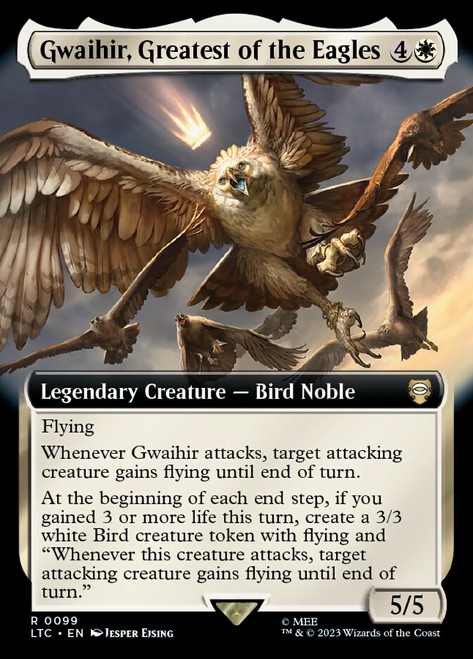 Gwaihir, Greatest of the Eagles, Tales Of Middle-Earth Commander Card Art