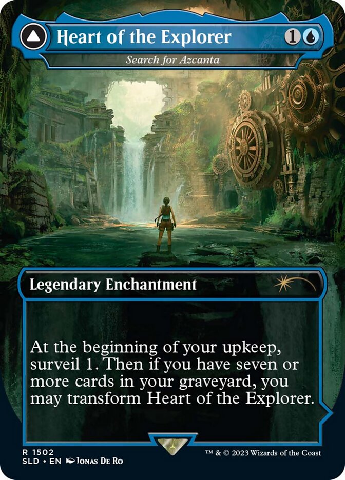 Search for Azcanta // Azcanta, the Sunken Ruin, Secret Lair Drop Card Art