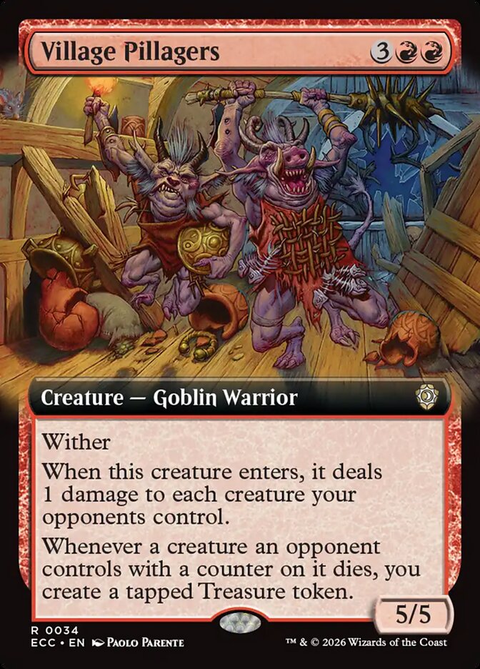 Village Pillagers, Lorwyn Eclipsed Commander Card Art