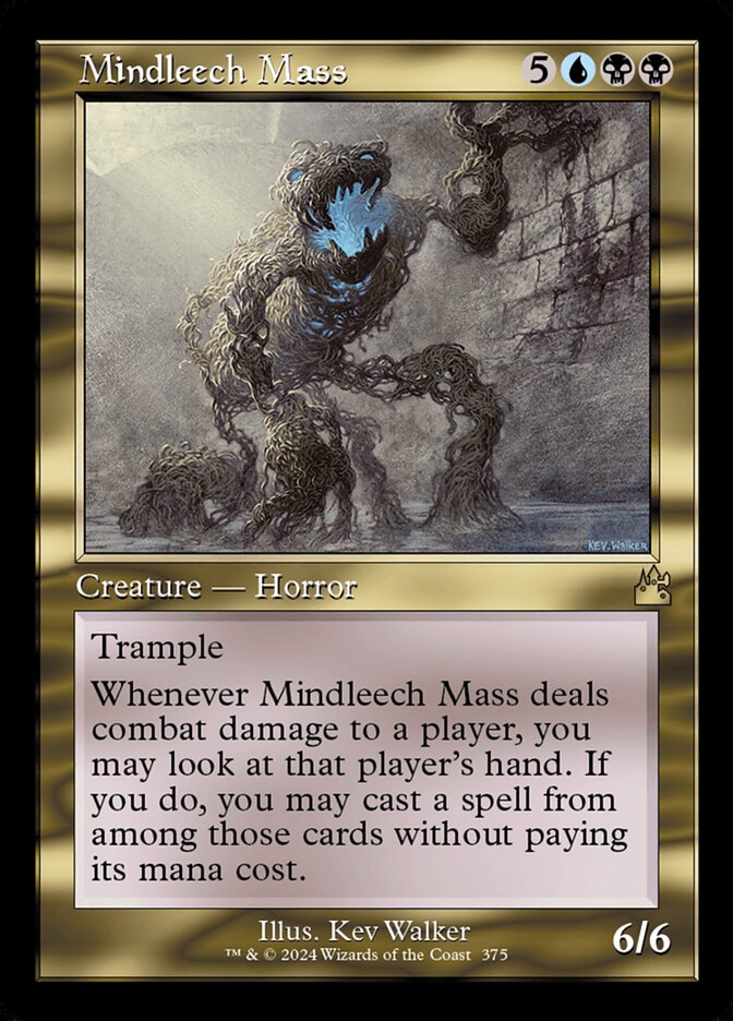 Mindleech Mass, Ravnica remastered Card Art