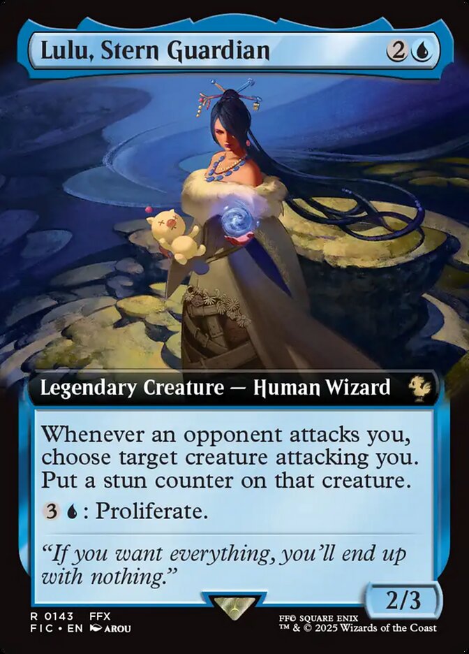 Lulu, Stern Guardian, Final fantasy commander Card Art