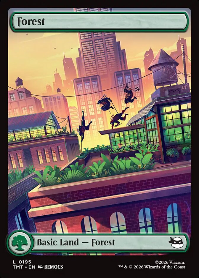 Forest, Teenage Mutant Ninja Turtles Card Art