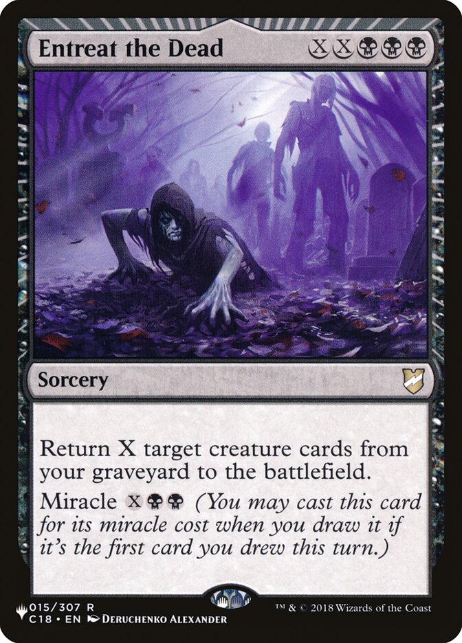 Entreat the Dead, The List Card Art