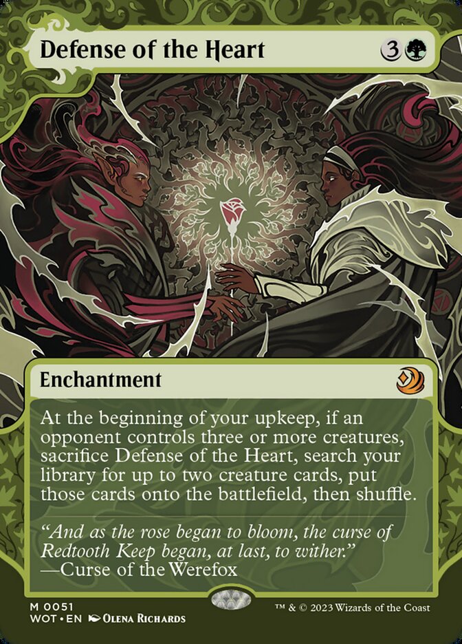 Defense of the Heart, Wilds of eldraine: enchanting tales Card Art