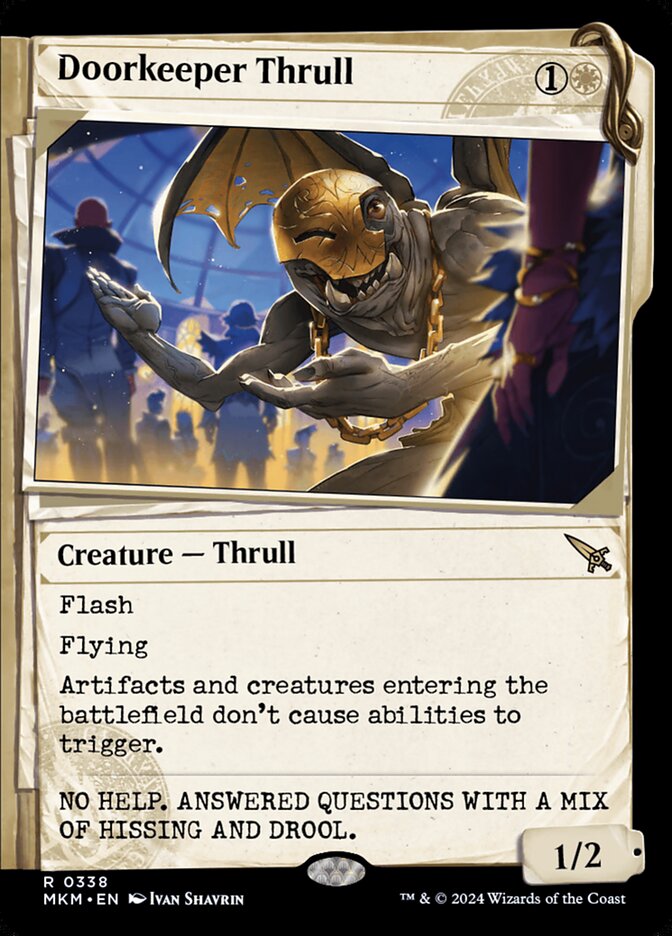 Doorkeeper Thrull, Murders At Karlov Manor Card Art