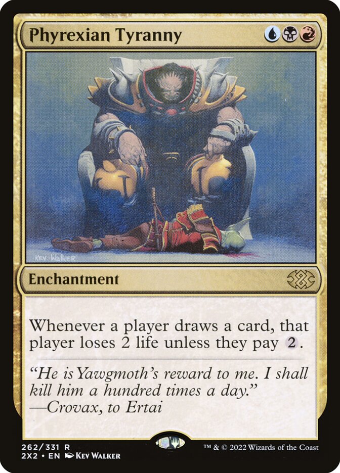 Phyrexian Tyranny, Double masters 2022 Card Art