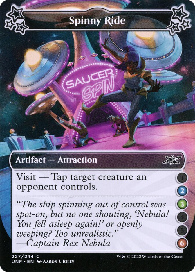 Spinny Ride, Unfinity Card Art