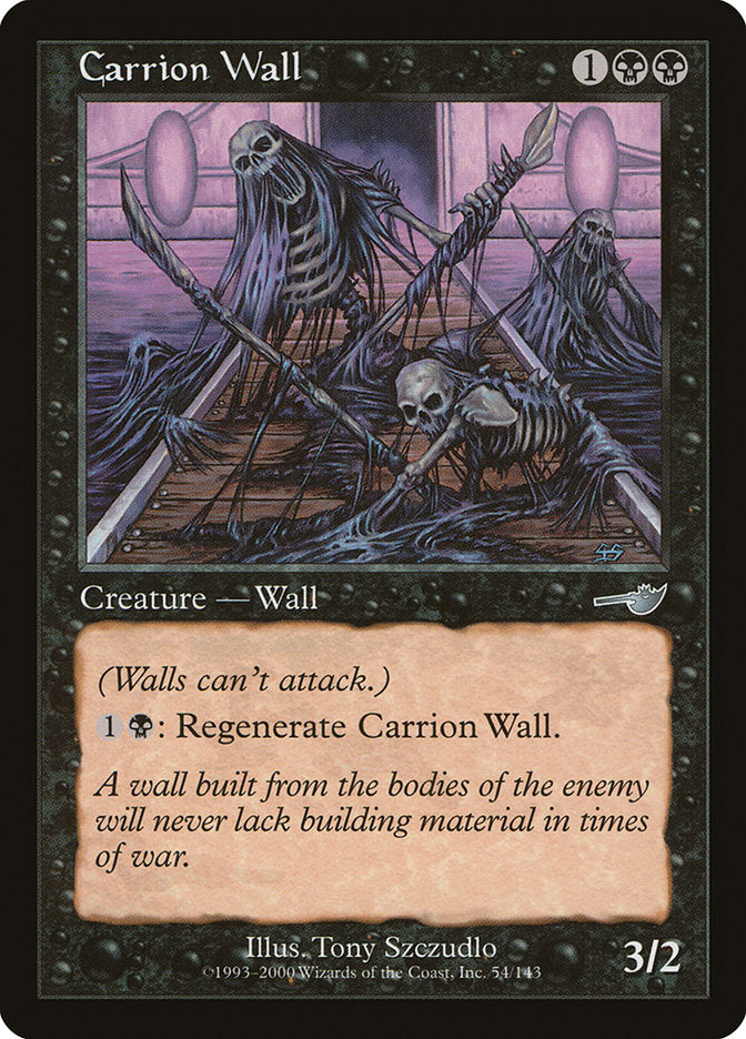 Carrion Wall, Nemesis Card Art