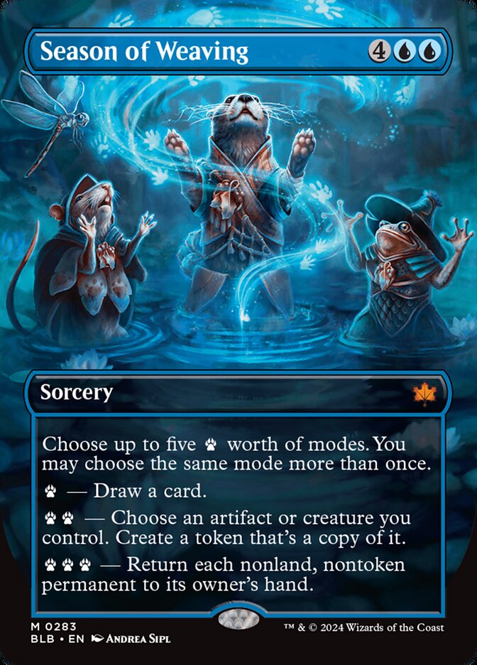 Season of Weaving, Bloomburrow Card Art