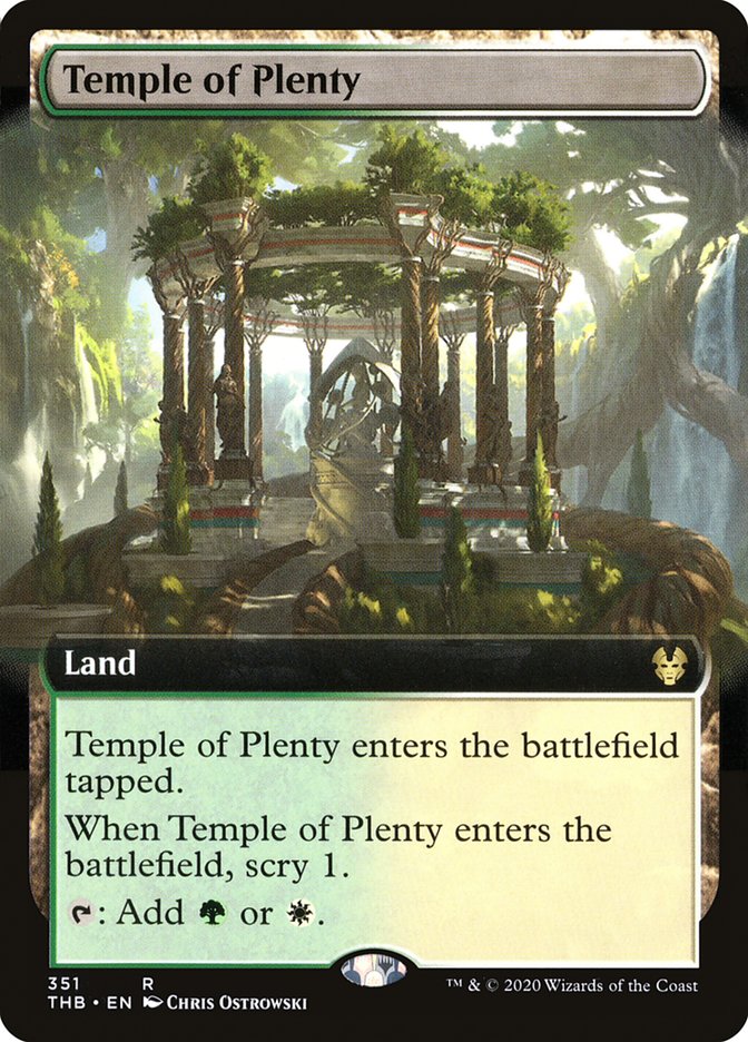 Temple of Plenty, Theros beyond death Card Art