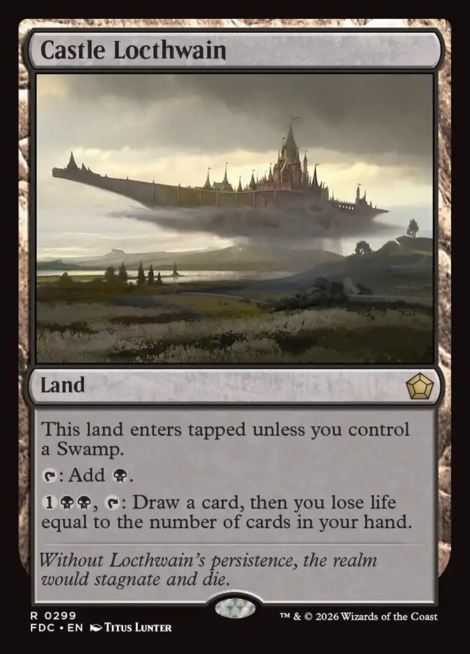 Castle Locthwain, Foundations Commander Card Art