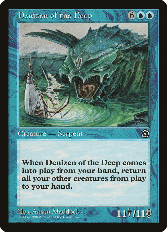 Denizen of the Deep, Portal second age Card Art