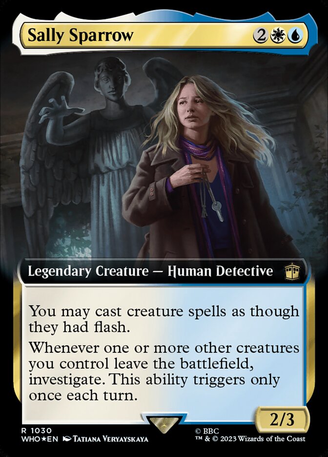 Sally Sparrow, Doctor Who Card Art