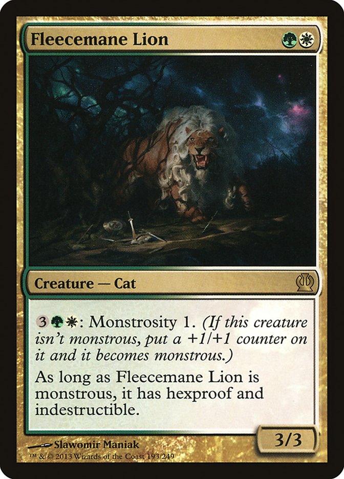 Fleecemane Lion, Theros Card Art