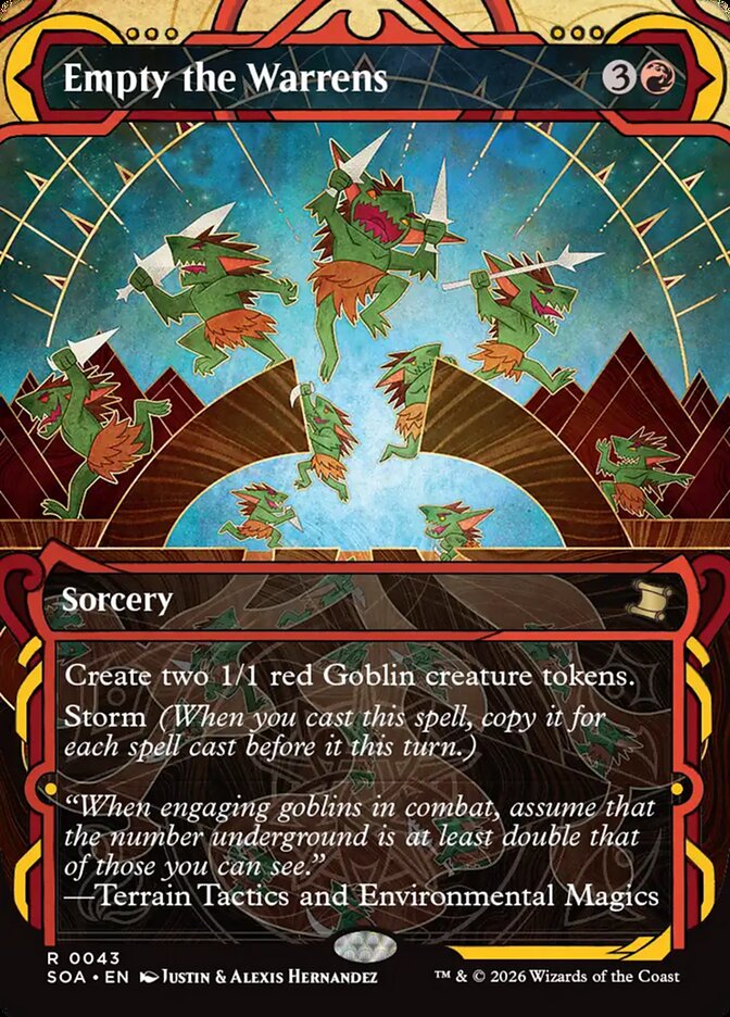 Empty the Warrens, Secrets Of Strixhaven Mystical Archive Card Art