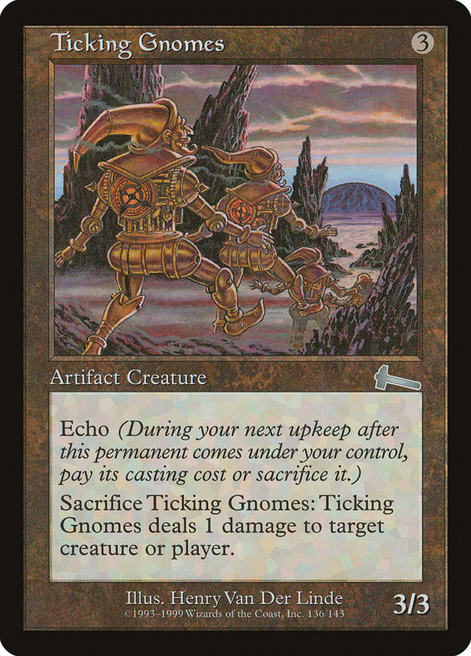 Ticking Gnomes, Urza's legacy Card Art