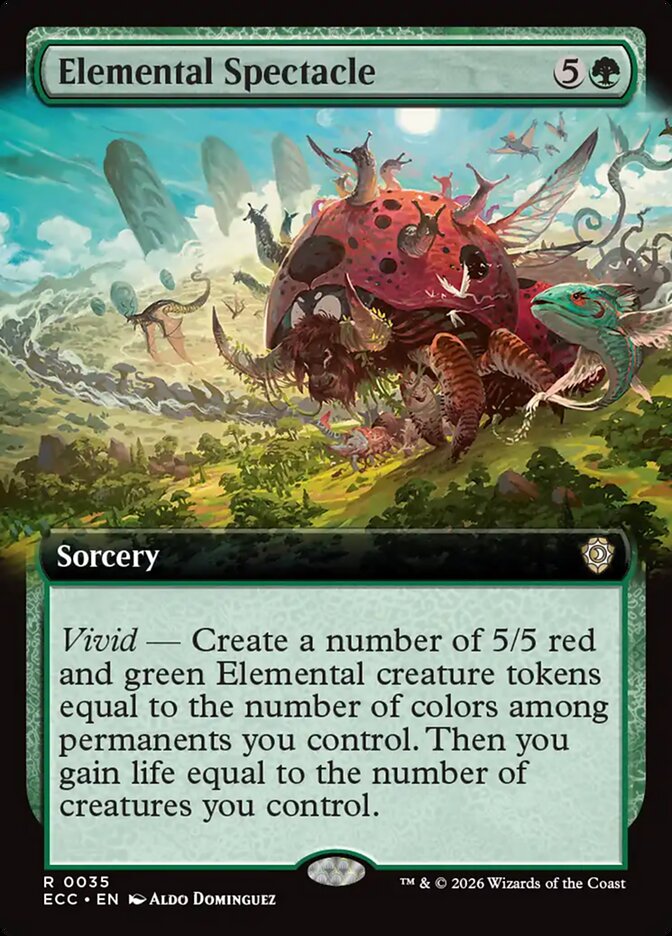 Elemental Spectacle, Lorwyn Eclipsed Commander Card Art