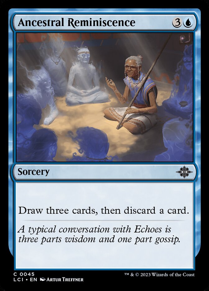 Ancestral Reminiscence, The lost caverns of ixalan Card Art