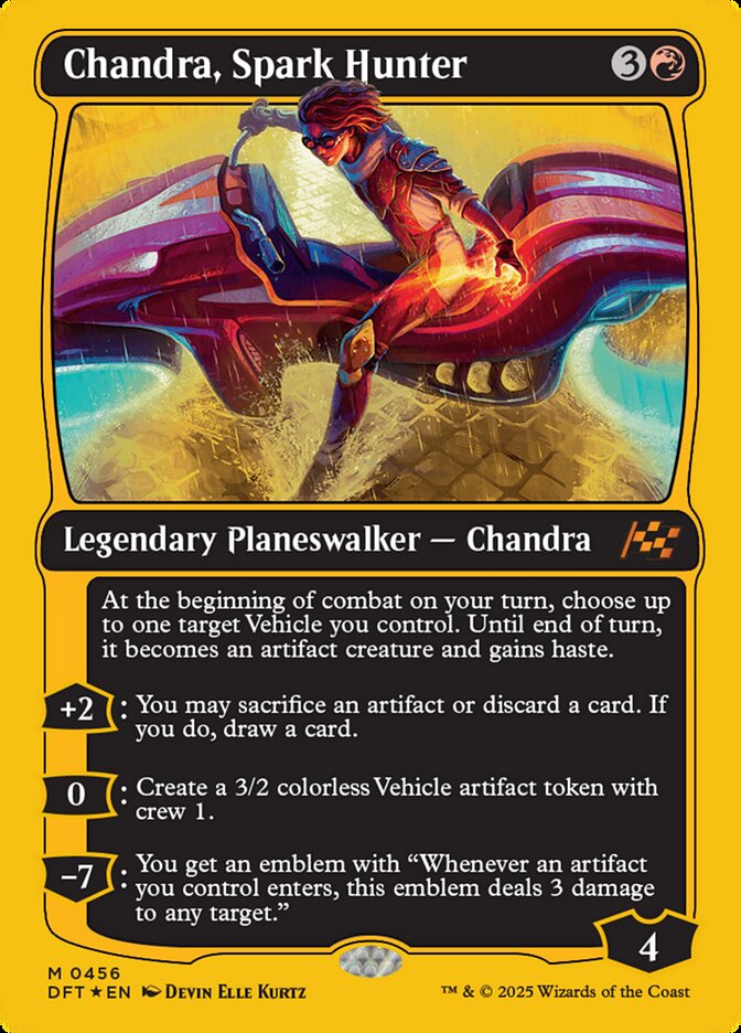 Chandra, Spark Hunter, Aetherdrift Card Art