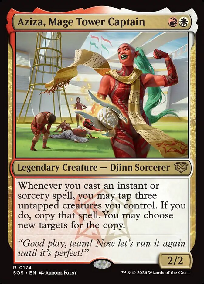 Aziza, Mage Tower Captain, Secrets Of Strixhaven Card Art