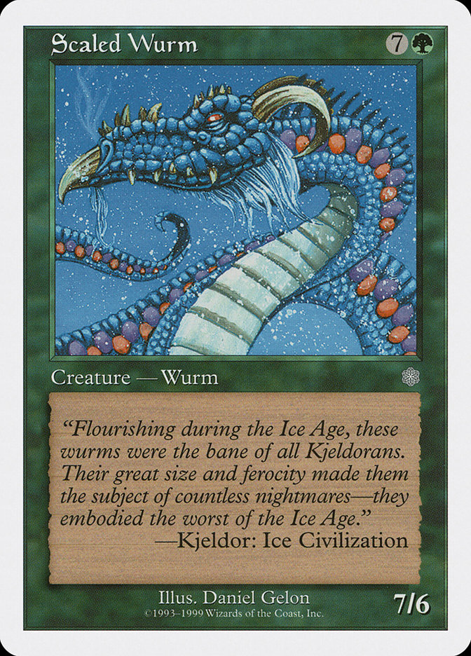 Scaled Wurm, Battle Royale Box Set Card Art