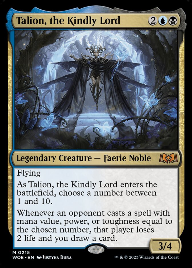 Talion, the Kindly Lord, Wilds of eldraine Card Art