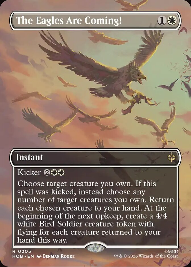 The Eagles Are Coming!, The Hobbit Card Art