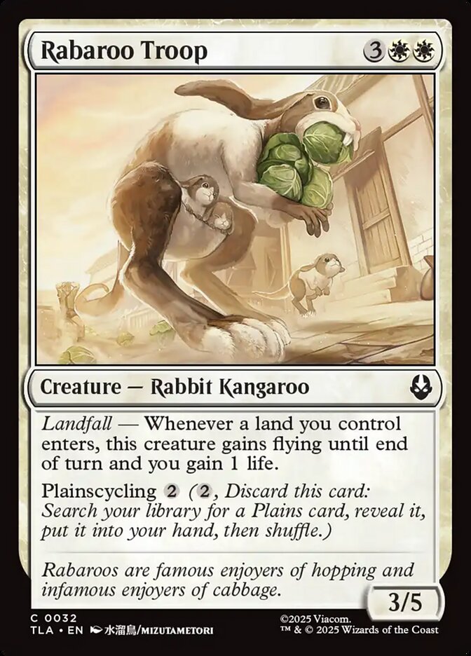 Rabaroo Troop, Avatar: The Last Airbender Card Art