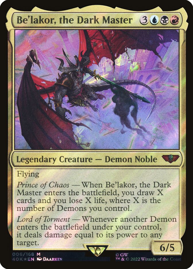 Be'lakor, the Dark Master - Surge Foil