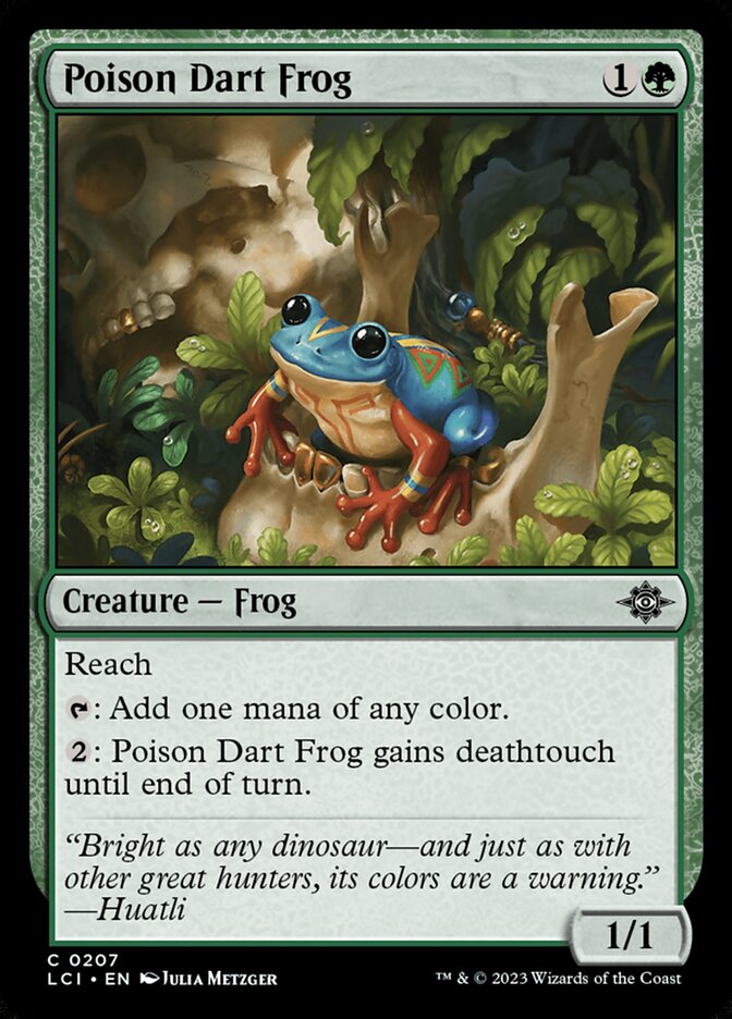 Poison Dart Frog, The Lost Caverns Of Ixalan Card Art